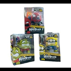 Lot of 3 Hangrees Parody Poop Slime Figure Gag Gift Prank